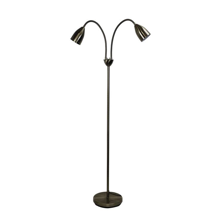 Oriel STAN - Twin Head Floor Lamp-Oriel Lighting-Ozlighting.com.au