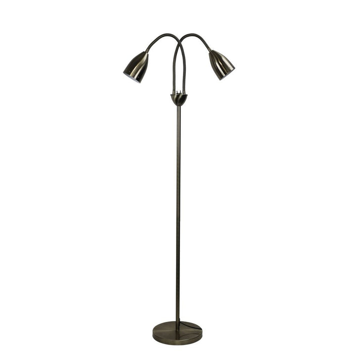 Oriel STAN - Twin Head Floor Lamp-Oriel Lighting-Ozlighting.com.au