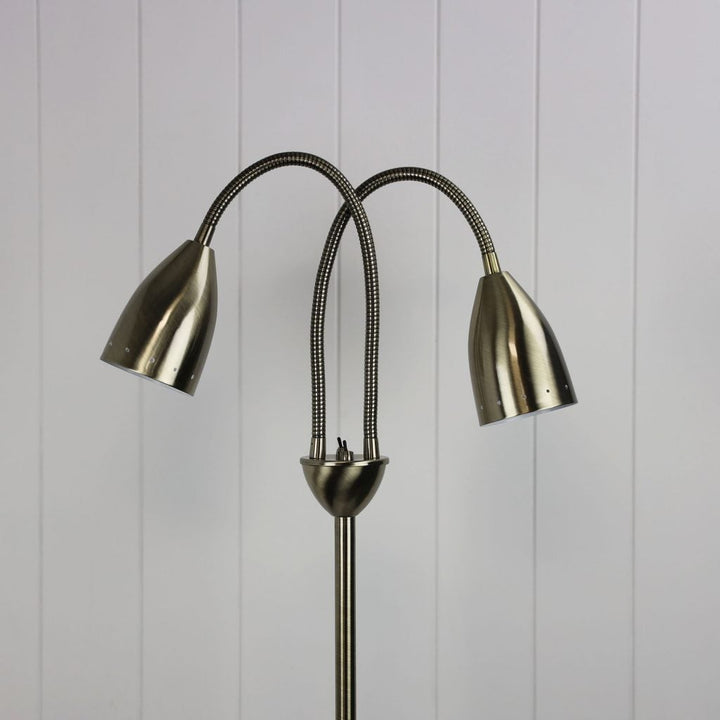 Oriel STAN - Twin Head Floor Lamp-Oriel Lighting-Ozlighting.com.au