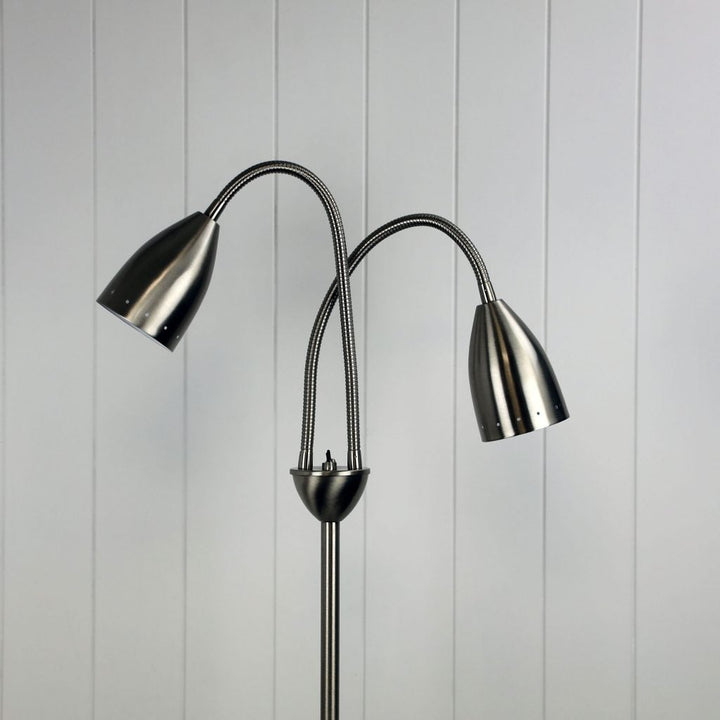 Oriel STAN - Twin Head Floor Lamp-Oriel Lighting-Ozlighting.com.au