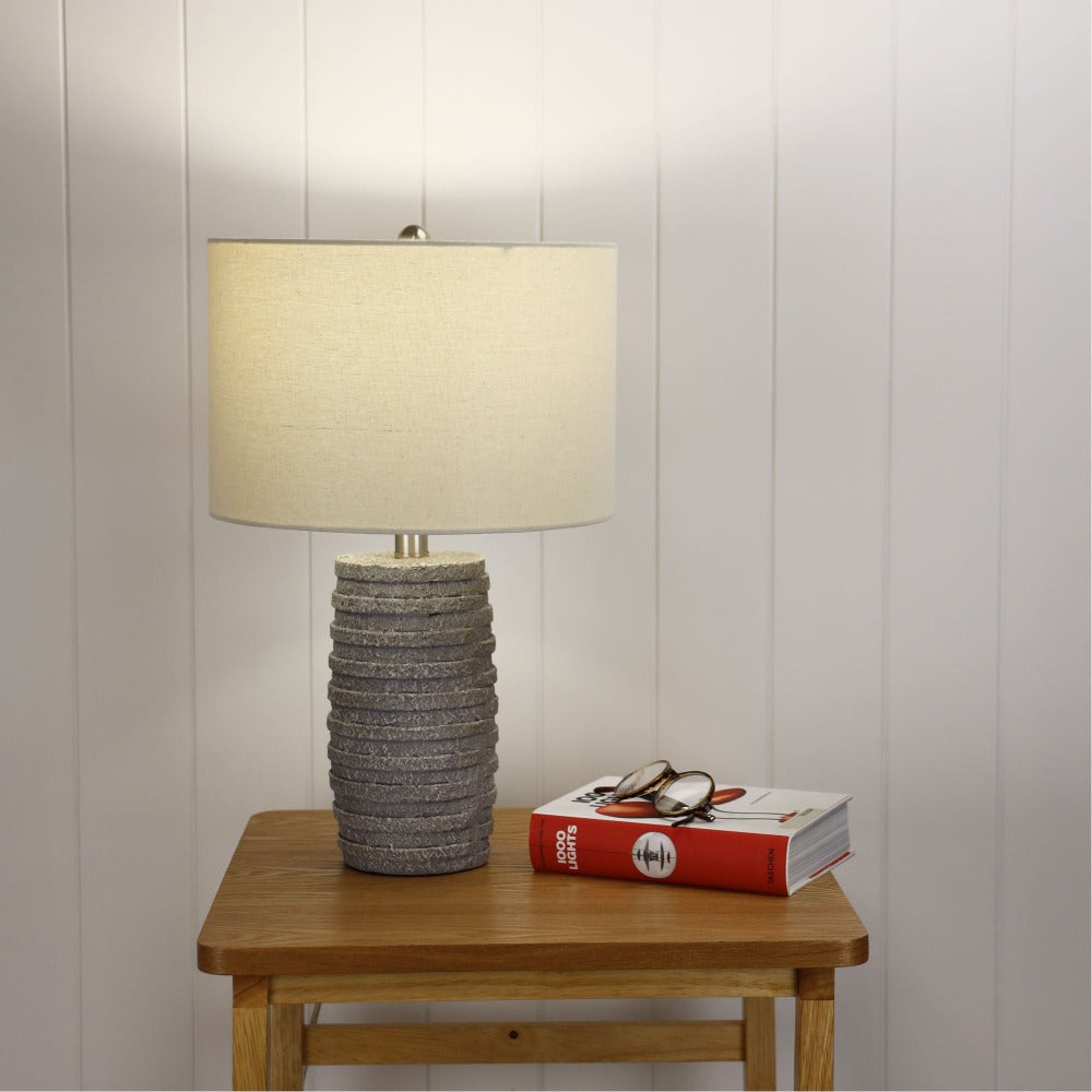 Oriel STRATA - Complete Table Lamp-Oriel Lighting-Ozlighting.com.au