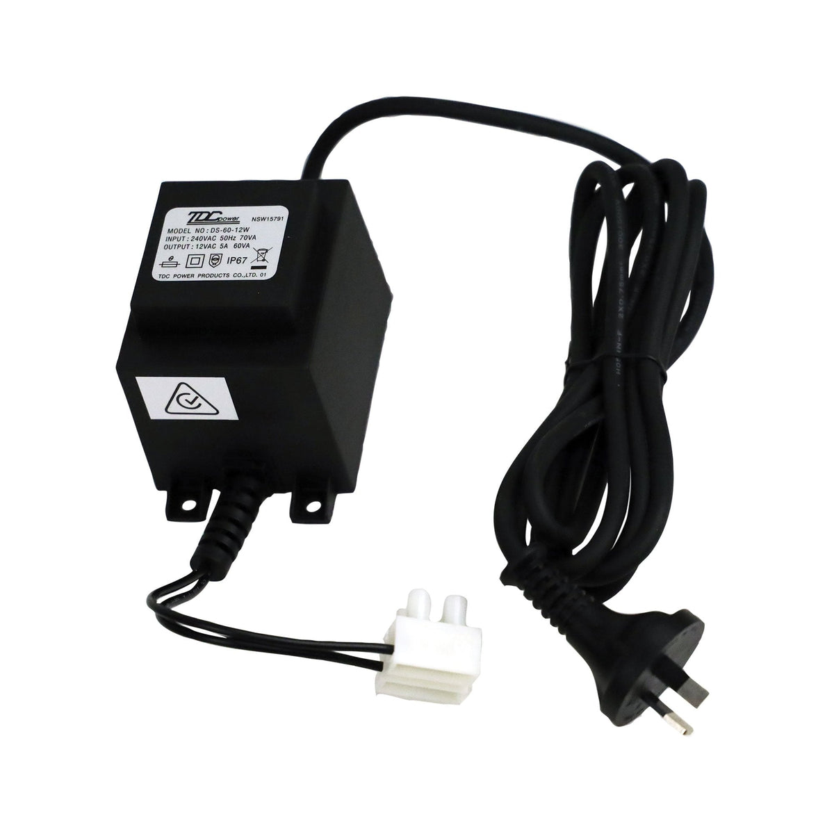Oriel TRANSFORMER DIY Transformer - 12V AC 60VA Weatherproof Garden, IP44-Oriel Lighting-Ozlighting.com.au