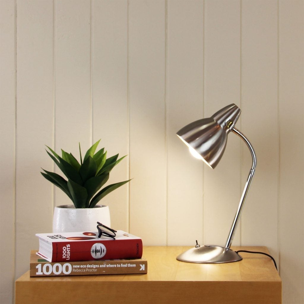 Oriel TRAX Desk & Table Lamp - Classic Gooseneck Metal Task-Oriel Lighting-Ozlighting.com.au