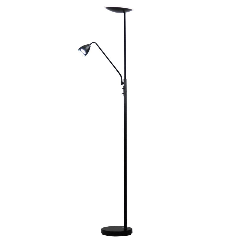 Oriel UP2 - LED Mother and Child Uplighter Floor Lamp - 5000K-Oriel Lighting-Ozlighting.com.au