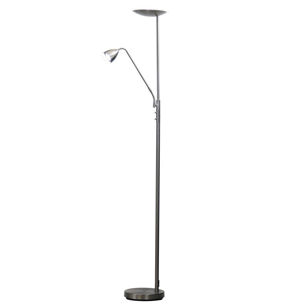 Oriel UP2 - LED Mother and Child Uplighter Floor Lamp - 5000K-Oriel Lighting-Ozlighting.com.au