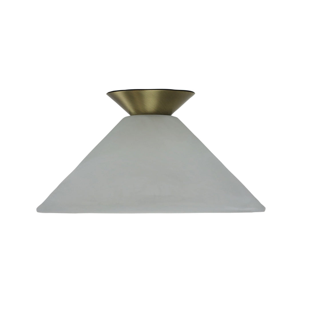 Oriel VAMP/PANA - DIY Batten Fix Holder Cover Alabaster Glass Ceiling Light Shade Only-Oriel Lighting-Ozlighting.com.au