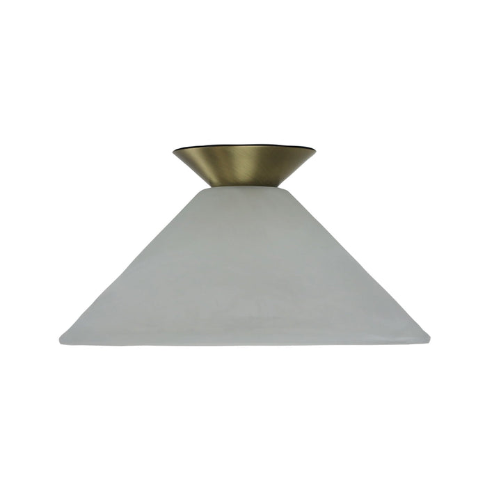 Oriel VAMP/PANA - DIY Batten Fix Holder Cover Alabaster Glass Ceiling Light Shade Only-Oriel Lighting-Ozlighting.com.au