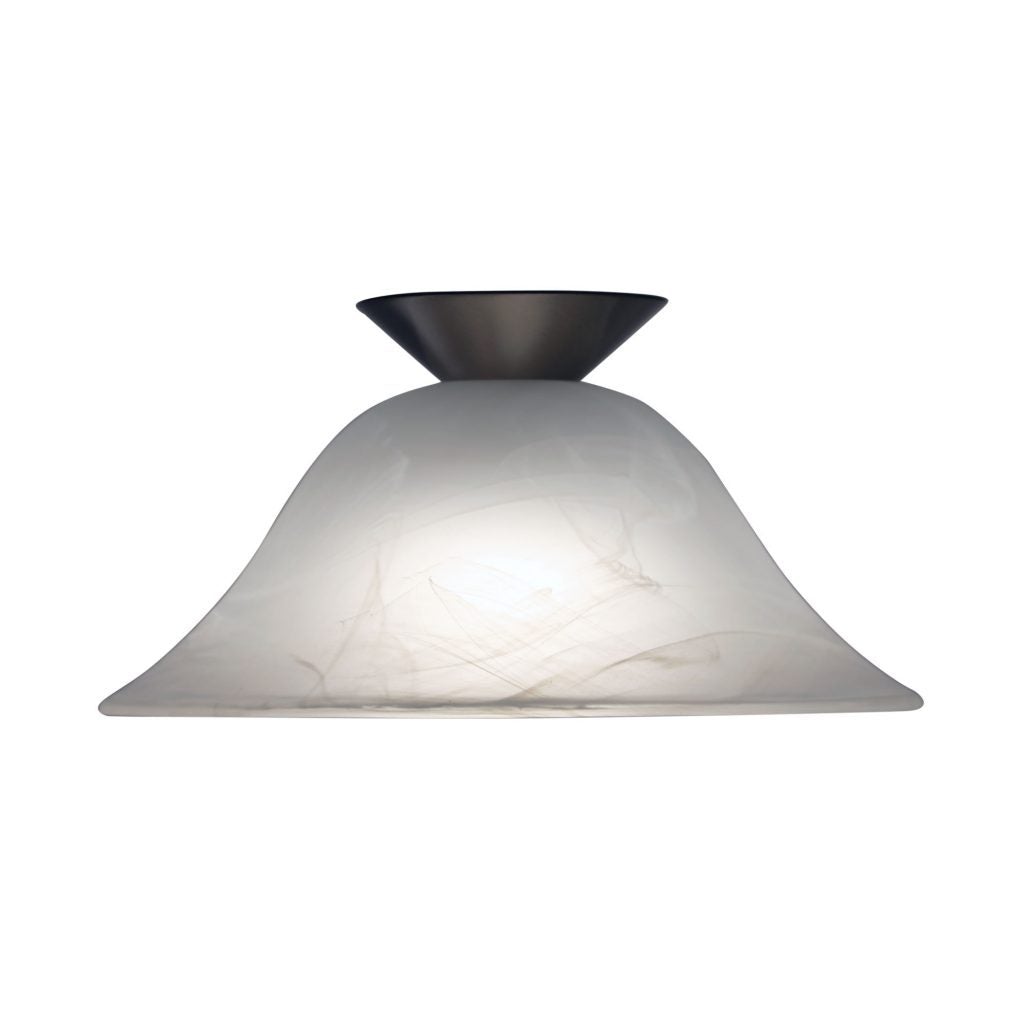 Oriel VAMP/PANA - DIY Batten Fix Holder Cover Alabaster Glass Ceiling Light Shade Only-Oriel Lighting-Ozlighting.com.au