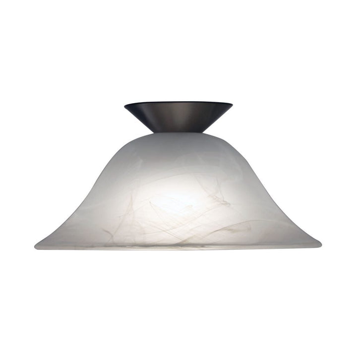 Oriel VAMP/PANA - DIY Batten Fix Holder Cover Alabaster Glass Ceiling Light Shade Only-Oriel Lighting-Ozlighting.com.au