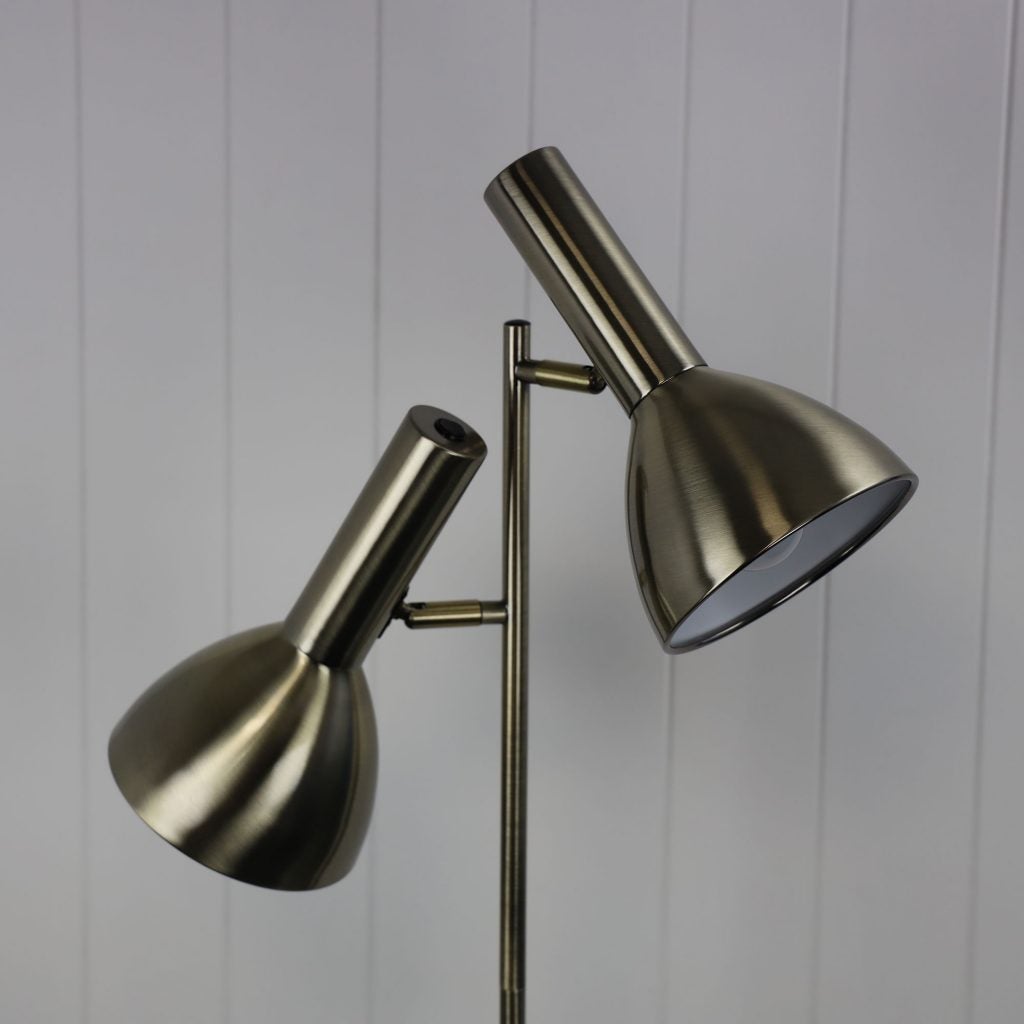 Oriel VESPA - Twin Head Floor Lamp-Oriel Lighting-Ozlighting.com.au