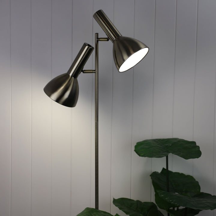 Oriel VESPA - Twin Head Floor Lamp-Oriel Lighting-Ozlighting.com.au