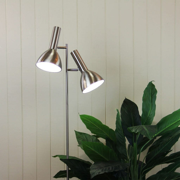 Oriel VESPA - Twin Head Floor Lamp-Oriel Lighting-Ozlighting.com.au