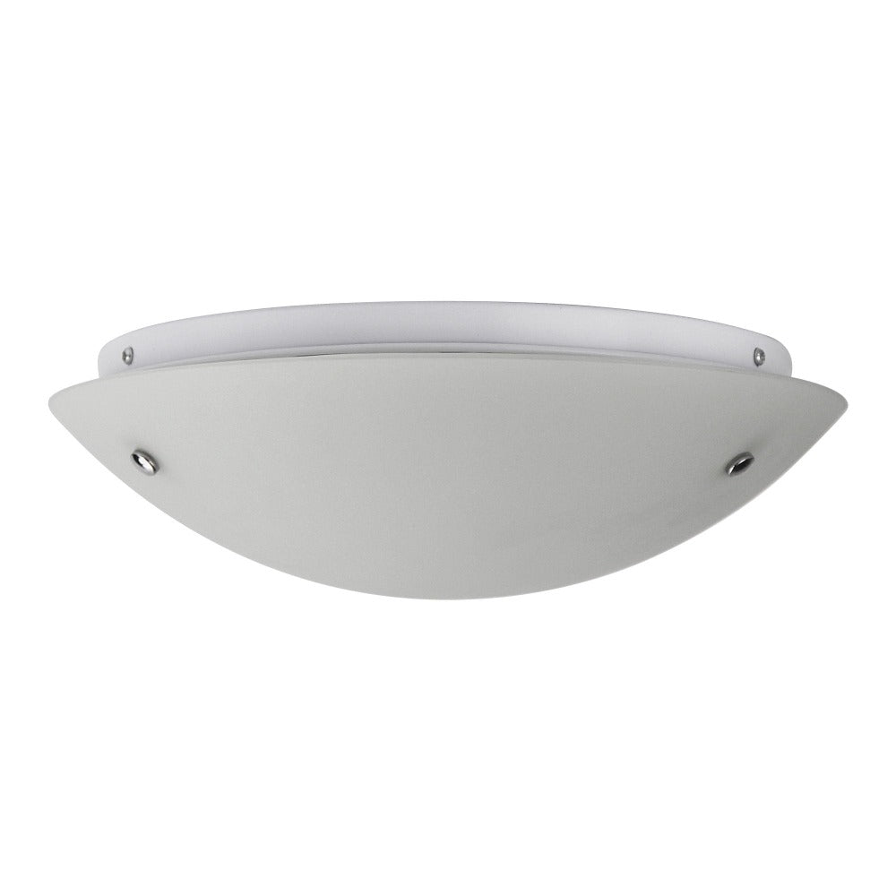 Oriel VOLUTE Ceiling Light - 30cm Matt Opal Glass-Oriel Lighting-Ozlighting.com.au
