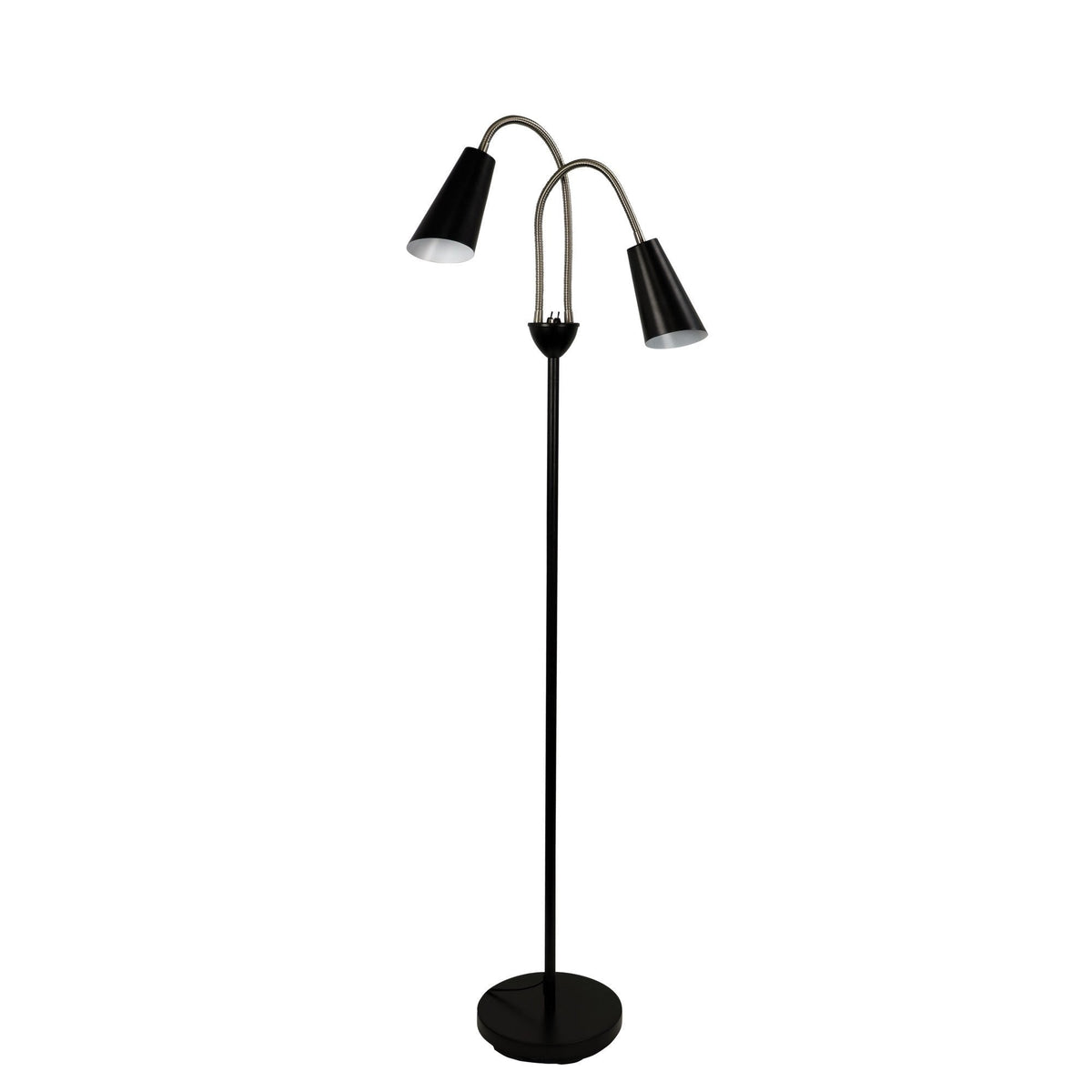 Oriel WALT Floor Lamp - Twin Head-Oriel Lighting-Ozlighting.com.au