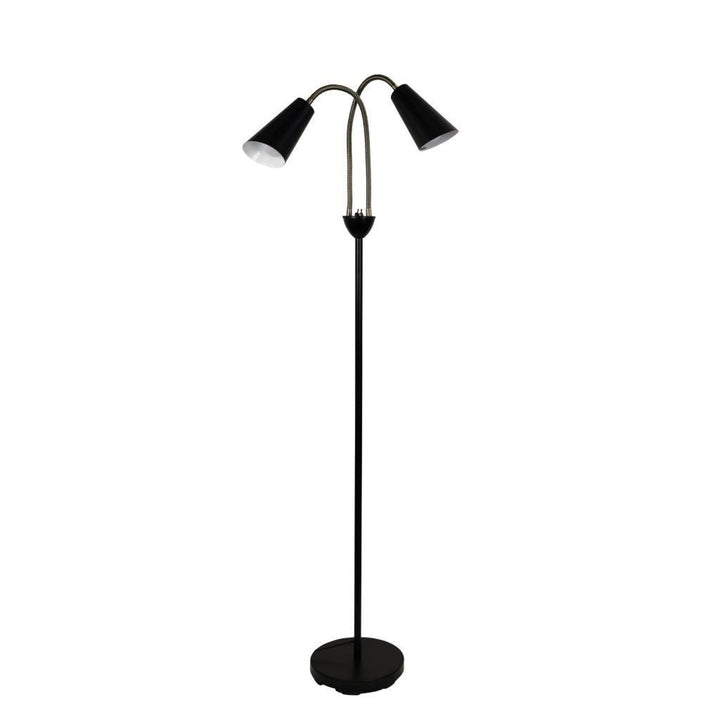 Oriel WALT - Twin Head Floor Lamp-Oriel Lighting-Ozlighting.com.au
