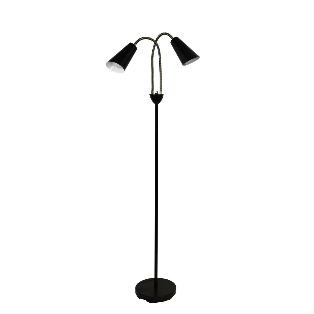 Oriel WALT - Twin Head Floor Lamp-Oriel Lighting-Ozlighting.com.au