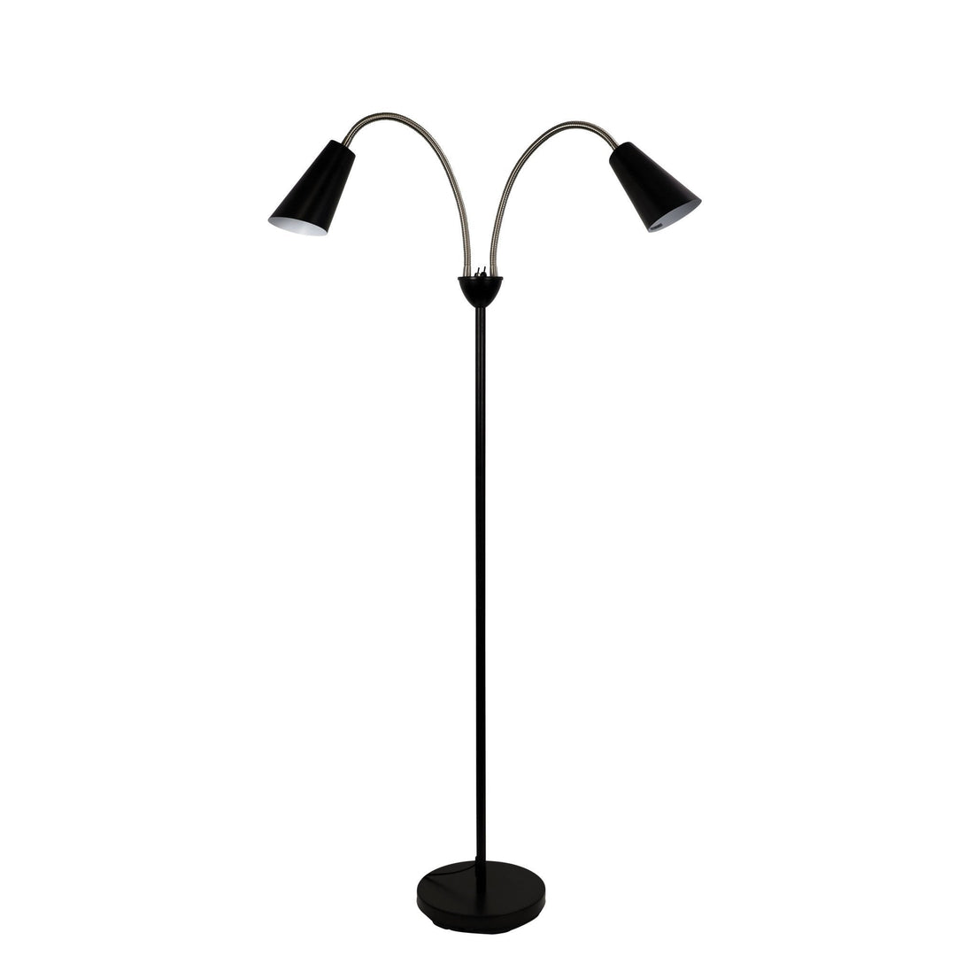 Oriel WALT - Twin Head Floor Lamp-Oriel Lighting-Ozlighting.com.au