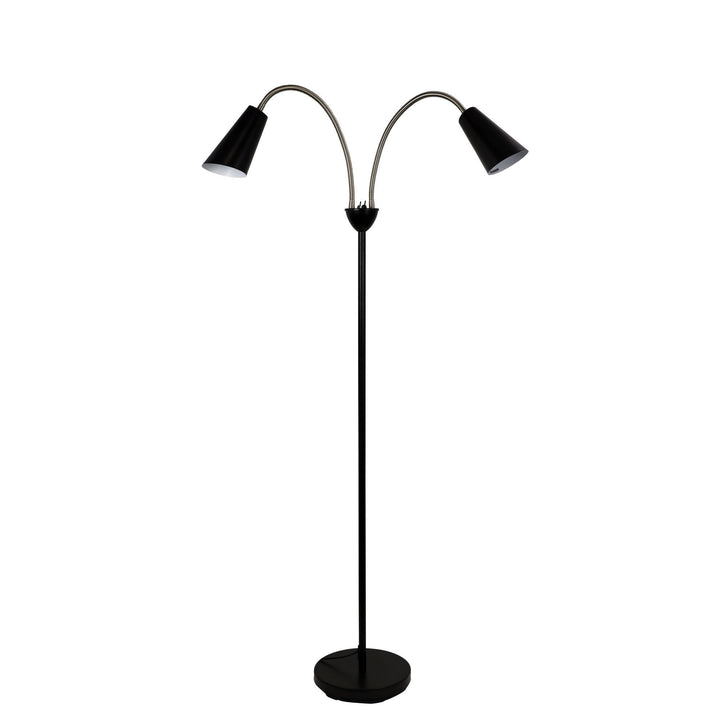 Oriel WALT - Twin Head Floor Lamp-Oriel Lighting-Ozlighting.com.au