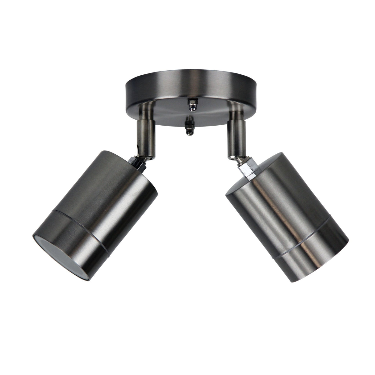 Oriel ZETA Outdoor Spotlight - 2 Light Twin Head Adjustable, IP44-Oriel Lighting-Ozlighting.com.au
