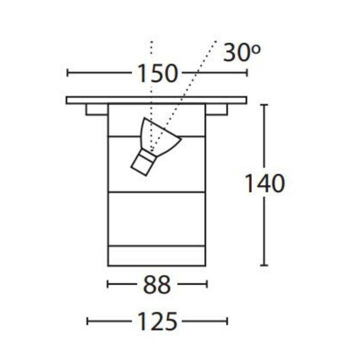 Seaside Lighting BALMORAL/NORFOLK - LED Inground Light 12V IP67 - DRIVER REQUIRED-Seaside Lighting-Ozlighting.com.au