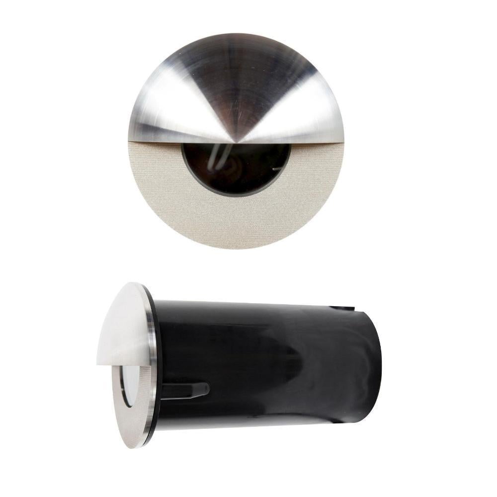 Seaside Lighting FLINDERS/HYAMS Recessed LED Step Light - Round Eyelid, IP65 12V - DRIVER REQUIRED-Seaside Lighting-Ozlighting.com.au