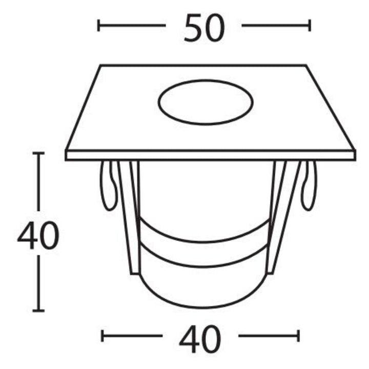 Seaside Lighting MANLY/KIAMA - Five Pack Square LED Deck Light IP67 Plug'n'Play DIY Kit - 3000K-Seaside Lighting-Ozlighting.com.au