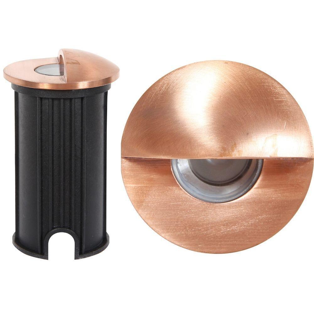 Seaside Lighting TORAKINA/NARRABEEN Recessed LED Step Light - Round 1W Eyelid, 12V, 3000K - DRIVER REQUIRED-Seaside Lighting-Ozlighting.com.au