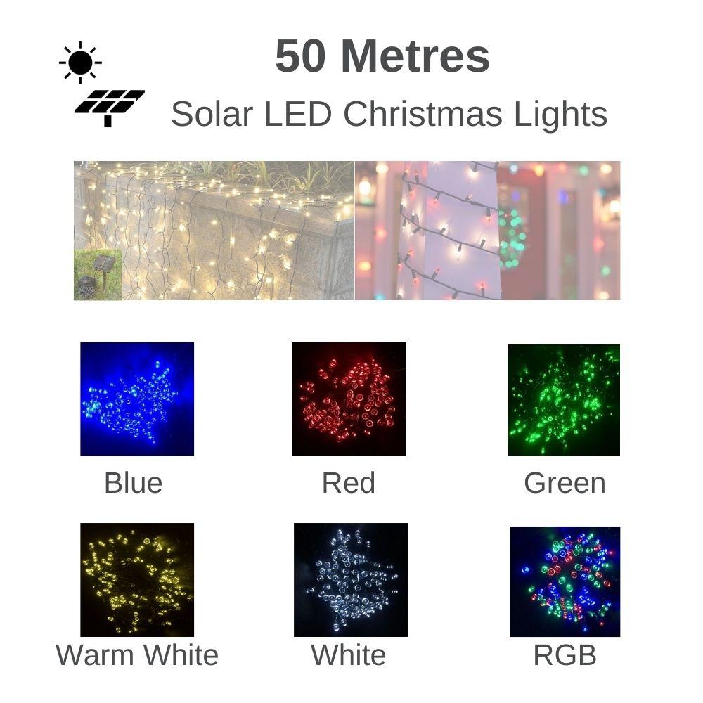 Solar Lighting Direct SLDBLK-500 Solar LED Light Kit - 50 Metre IP44 Christmas Bud-Solar Lighting Direct-Ozlighting.com.au