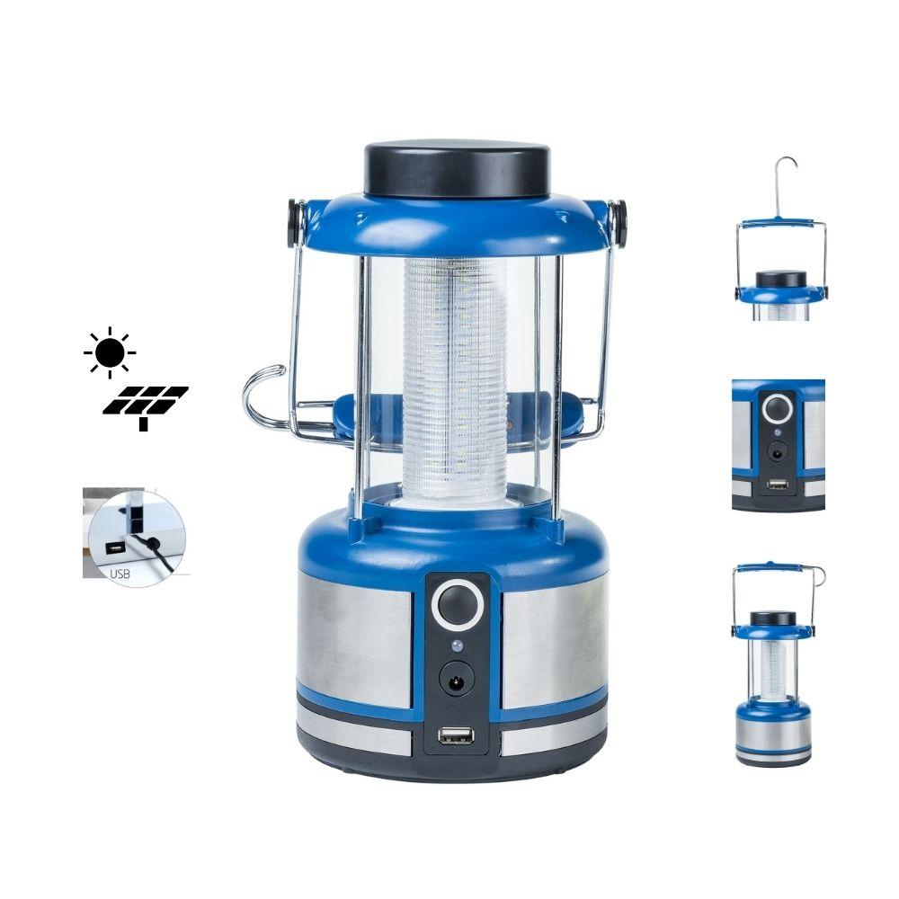 Solar Lighting Direct SLDL2279 Solar Powered Portable Multi-Purpose LED Lantern - 3W, Lamp Camping Light with USB Output IP44 5000K-Solar Lighting Direct-Ozlighting.com.au