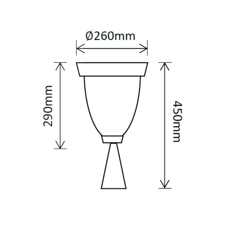 Solar Lighting Direct SLDPIL0007A - Solar Powered 6.2W IP44 LED Traditional Exterior Pillar Light With Sensor 5000K-Solar Lighting Direct-Ozlighting.com.au