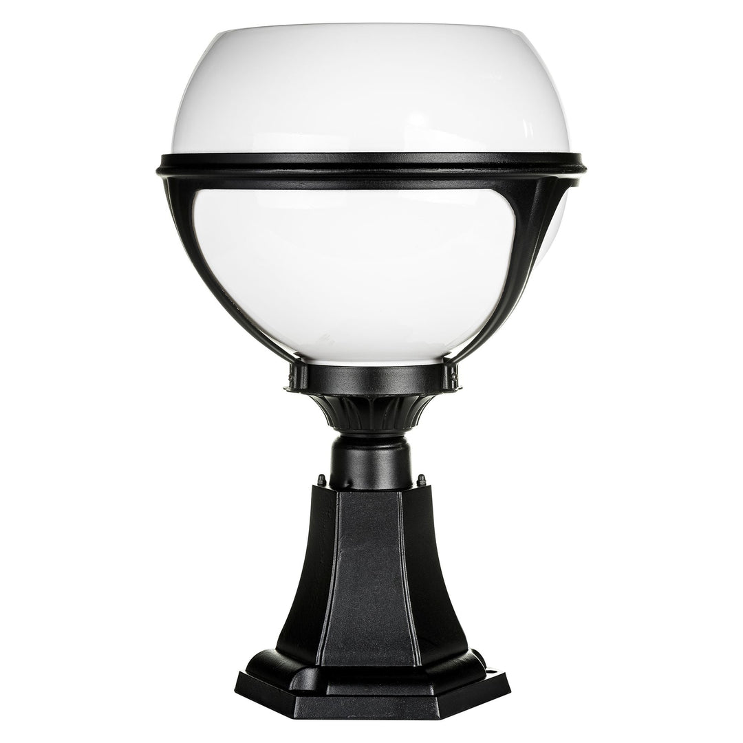 Solar Lighting Direct SLDPIL1012/BLK - Solar Powered 3W Decorative Opal Pillar Light-Solar Lighting Direct-Ozlighting.com.au