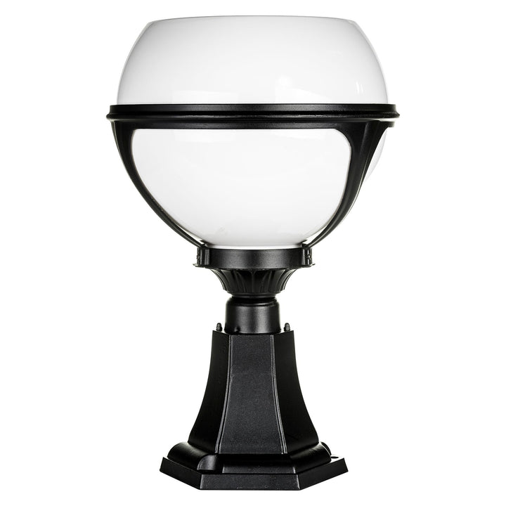 Solar Lighting Direct SLDPIL1012/BLK - Solar Powered 3W Decorative Opal Pillar Light-Solar Lighting Direct-Ozlighting.com.au