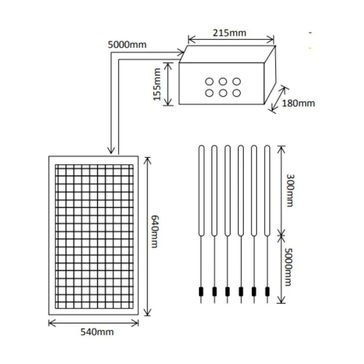 Solar Lighting Direct SLDPLS-40W - Solar Powered 40W Portable Lighting System With 6 Lights-Solar Lighting Direct-Ozlighting.com.au
