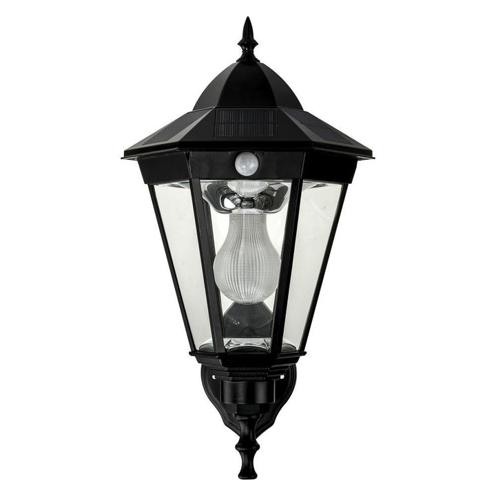 Solar Lighting Direct SLDWL0009A/12A - Solar Powered 3.8W IP44 LED Traditional Exterior Wall Light With Sensor 5000K-Solar Lighting Direct-Ozlighting.com.au