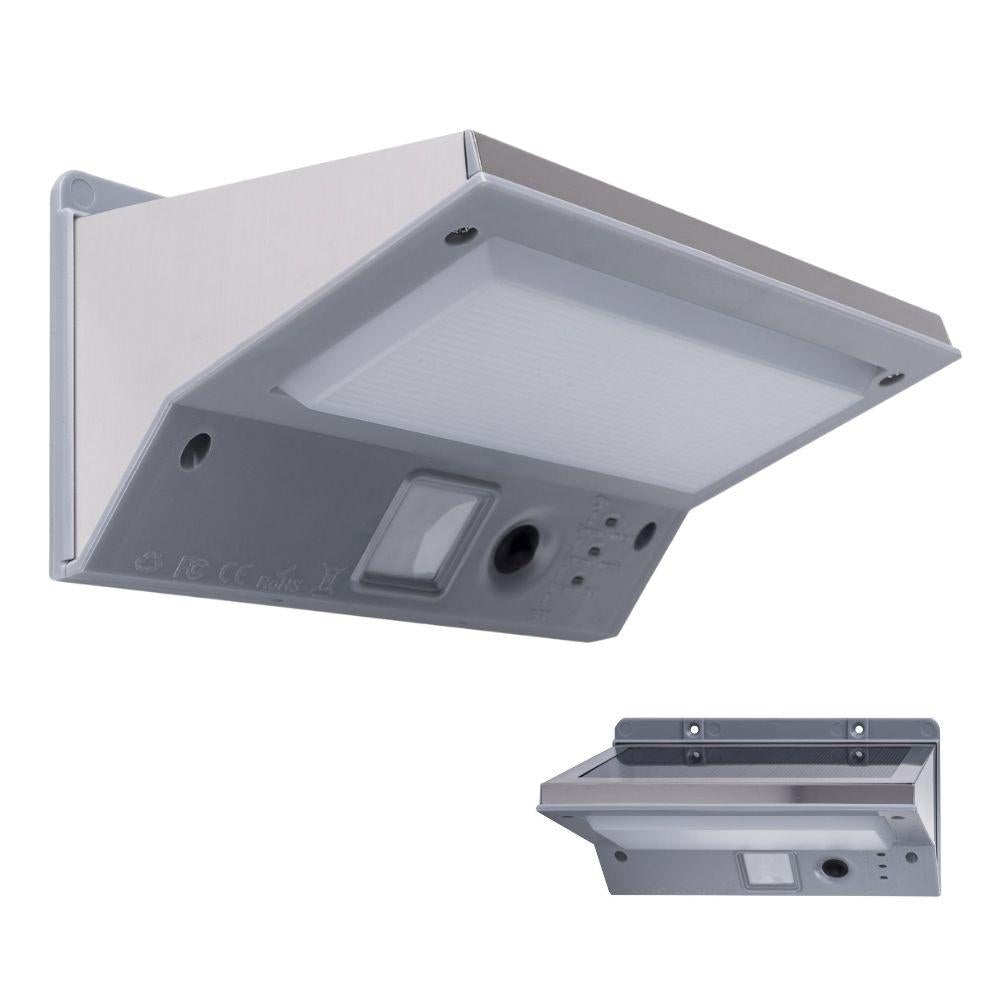 Solar Lighting Direct SLDWL0022 - Solar Powered 4.2W IP44 LED Exterior Wall Light With Sensor 3000K-Solar Lighting Direct-Ozlighting.com.au