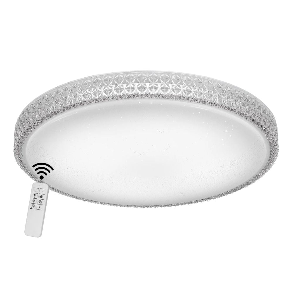 Telbix AMELIA Oyster Ceiling Light - 50W 60 XL, Dim-Telbix-Ozlighting.com.au