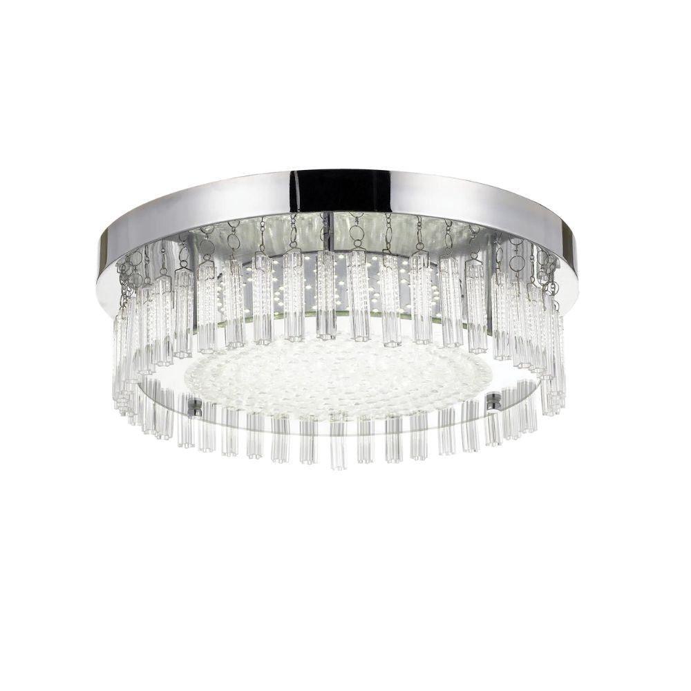Telbix ANDELA LED Oyster Ceiling Light - 30W, Round/Square-Telbix-Ozlighting.com.au