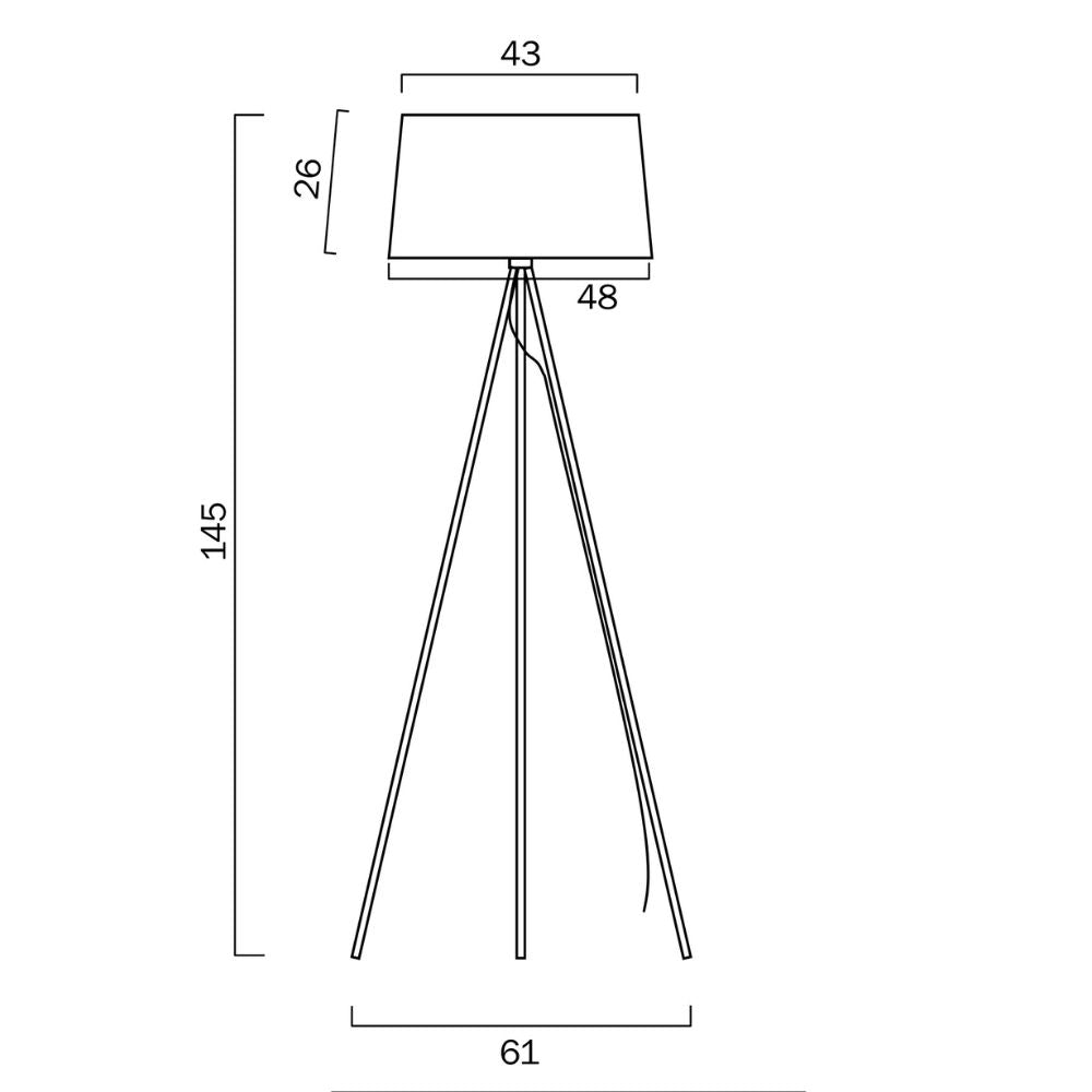 Telbix ANNA Floor Lamp - White-Telbix-Ozlighting.com.au