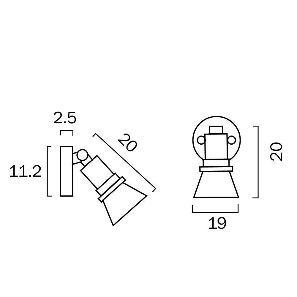 Telbix COMET 1 Outdoor LED Spotlight - 10W, PAR20 Single Head, IP44, 5000K-Telbix-Ozlighting.com.au
