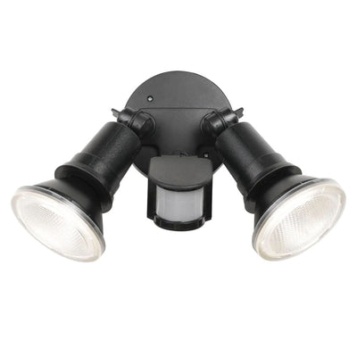 Telbix COMET 2 - 20W LED PAR20 Twin Head Exterior Spot Light With Sensor IP44 - 5000K-Telbix-Ozlighting.com.au