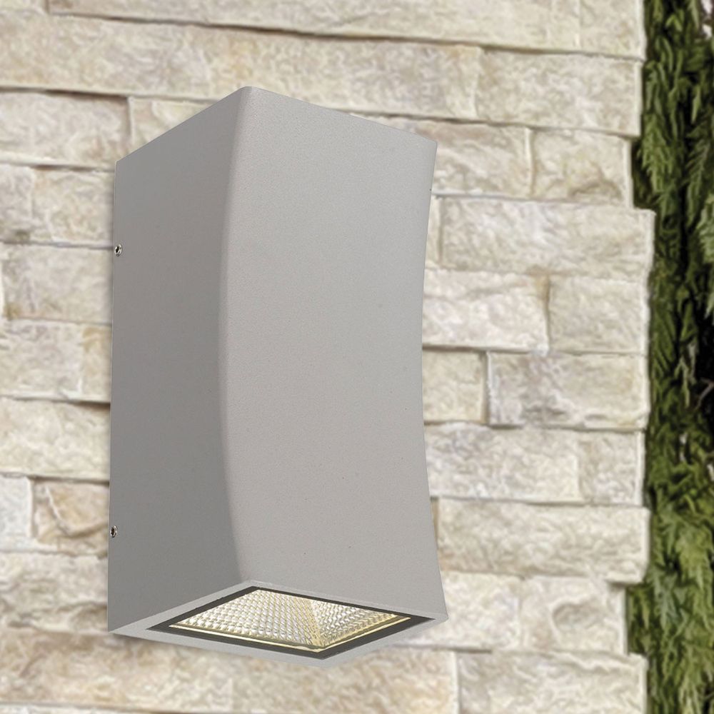 Telbix DASH Outdoor LED Wall Light - 14W, Tri-Colour Modern Up/Down, IP44-Telbix-Ozlighting.com.au