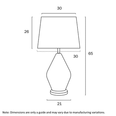 Telbix DEBI - Ceramic Table Lamp-Telbix-Ozlighting.com.au