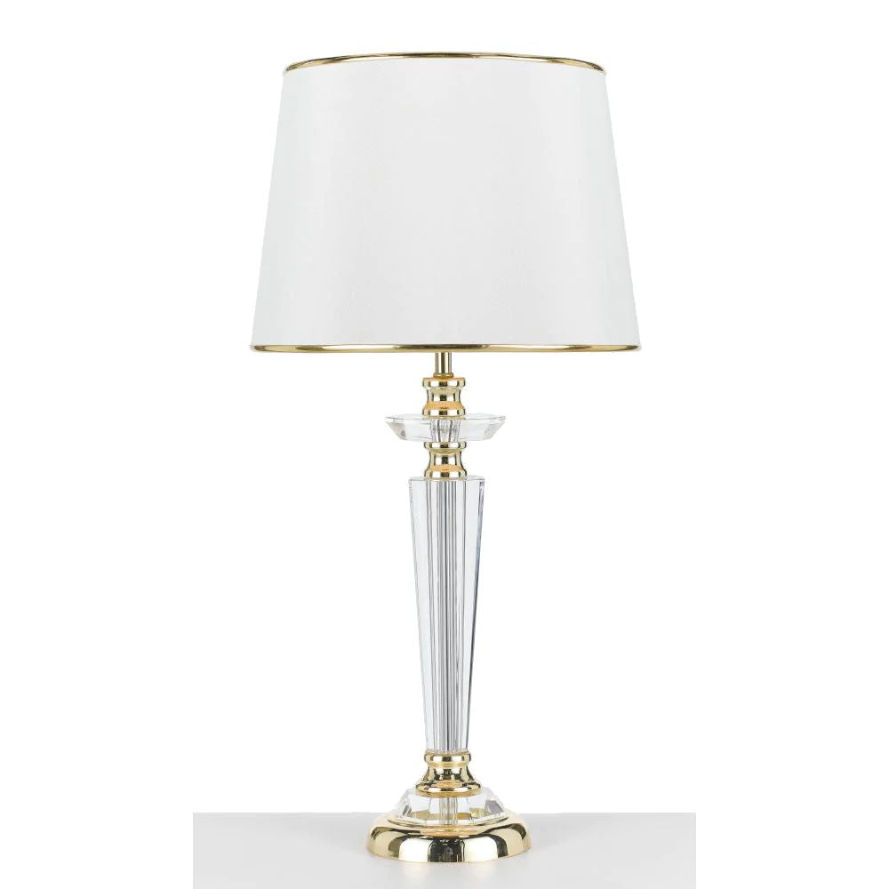 Telbix DIANA Table Lamp - Metal And Crystal Column-Telbix-Ozlighting.com.au