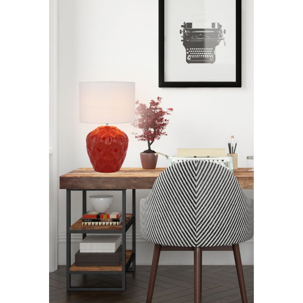 Telbix DIAZ - Textured Ceramic Table Lamp-Telbix-Ozlighting.com.au