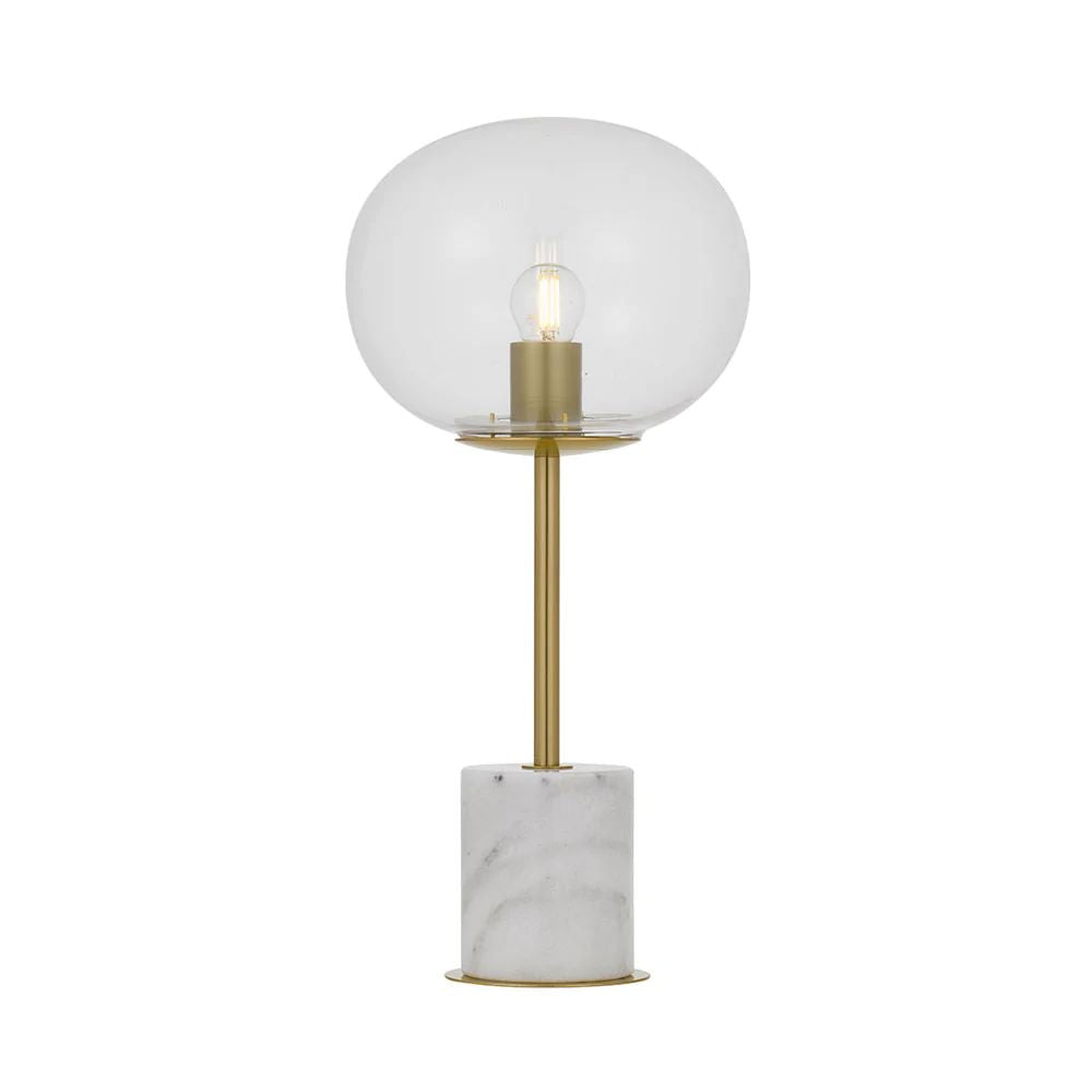Telbix DIMAS Table Lamp - Metal And Marble Base-Telbix-Ozlighting.com.au
