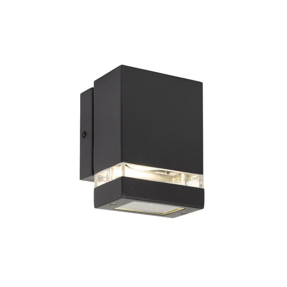 Telbix DIXON 1 Outdoor LED Wall Light - 6W, GU10 Down Only, IP44, 3000K-Telbix-Ozlighting.com.au