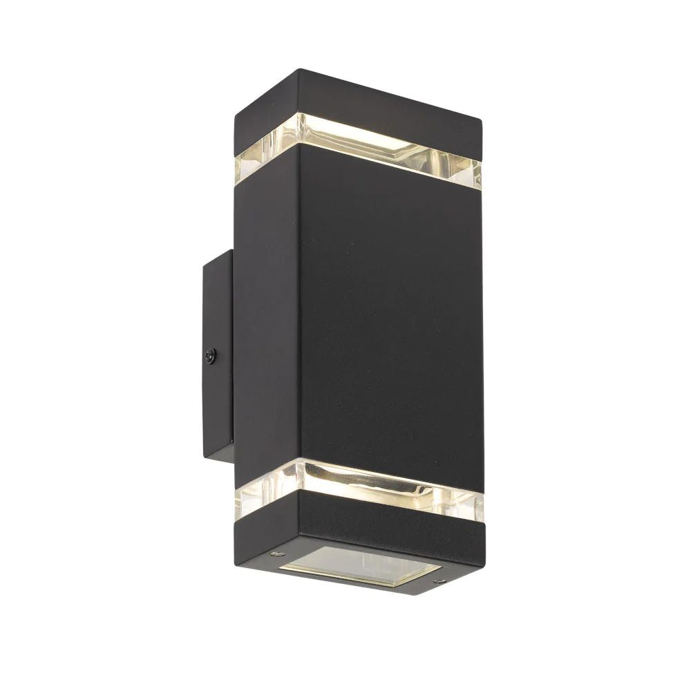 Telbix DIXON 2 Outdoor LED Wall Light - 2x6W GU10 Up/Down, IP44, 4000K-Telbix-Ozlighting.com.au