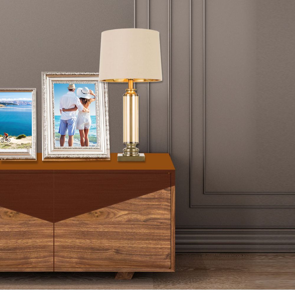 Telbix DORCEL Table Lamp - Metal And Glass-Telbix-Ozlighting.com.au
