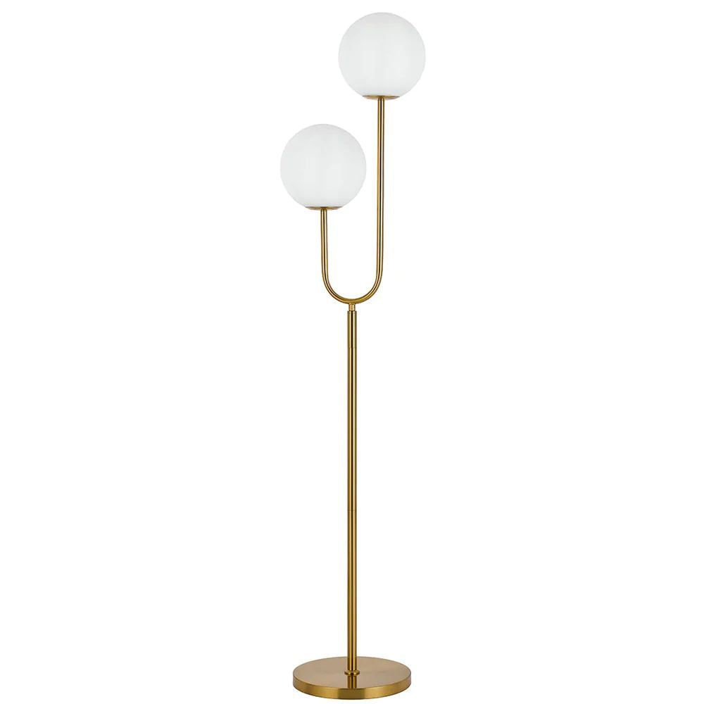 Telbix ETERNA Floor Lamp - Max. 50W Total, Gold-Telbix-Ozlighting.com.au