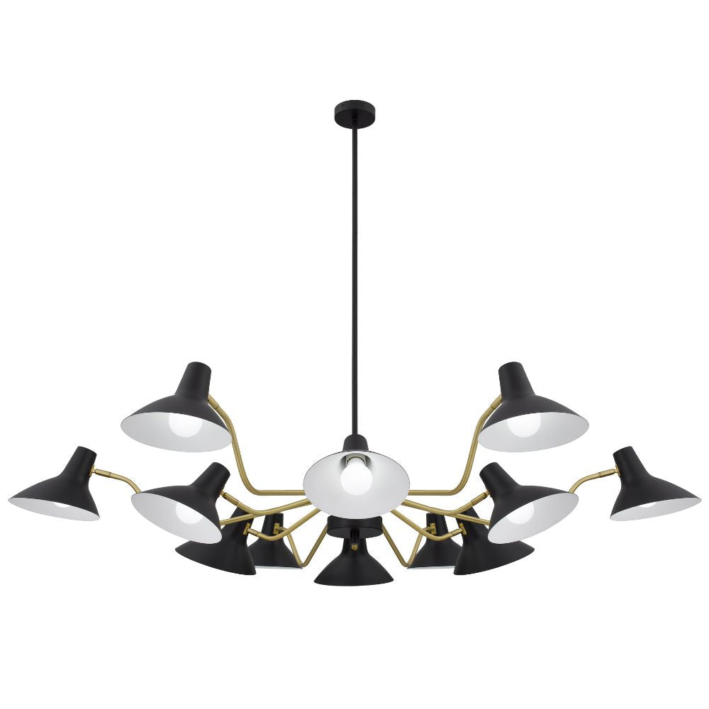 Telbix FARBON Pendant - 12 Light Metal-Telbix-Ozlighting.com.au